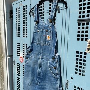 Carhartt Classic Blue Denim Overalls